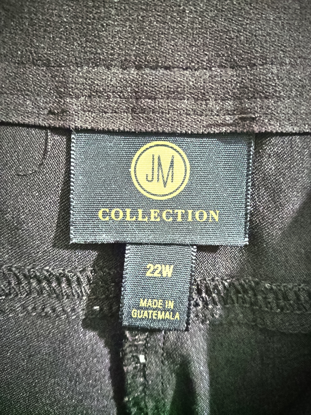 JM Collection Men's Black Straight Jeans